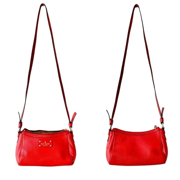 Kate Spade Berkshire Road Gabriella Red Currant
Pebbled Leather Crossbody - Picture 4 of 9